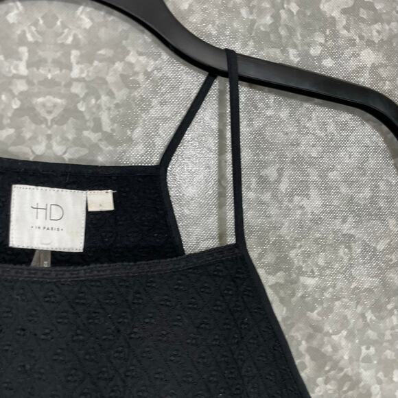 HD In Paris Women's Black Embroidered Animals Tank Top - Size Small - Whimsical - Picture 3 of 8